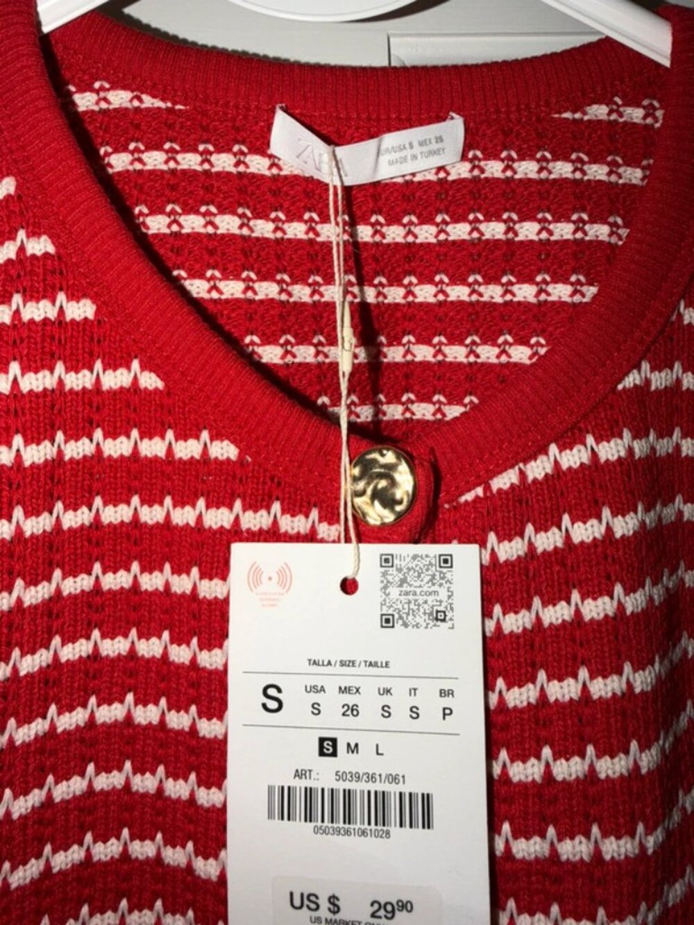 Knit Button Up Top - Picture 2 of 3